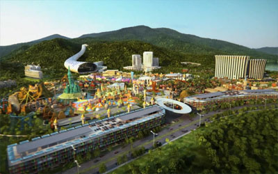 影視文化度假村建筑三維動畫