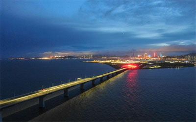 港珠澳大橋工程航拍紀(jì)錄