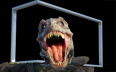 立川GREEN SPRINGS   東京項目 裸眼3d 鯨魚 裸眼3D LED大屏設計安裝、廣告投放、內容制作、代理運營 裸眼3D文創LED服務商-數字光魔 東京項目 裸眼3d霸王龍